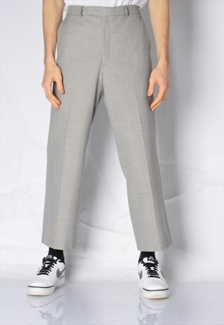 VINTAGE 70S BEIGE GREY PANTS