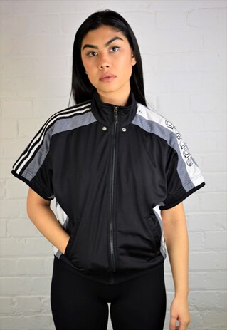 VINTAGE 90'S ADIDAS SHORT-SLEEVED TRACK JACKET