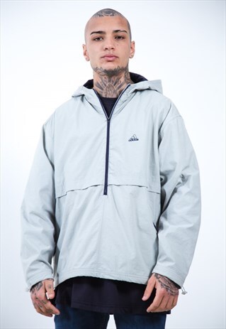 VINTAGE 90S ADIDAS WINDBREAKER JACKET / S1898