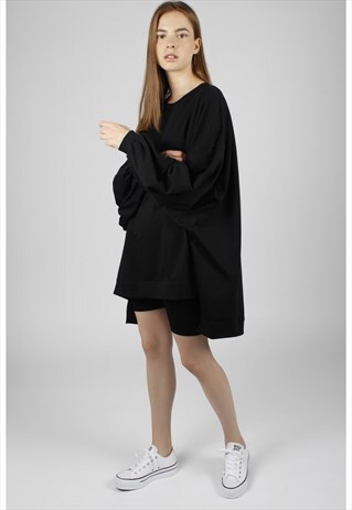 OVERSIZE BUBBLE SLEEVE JUMPER