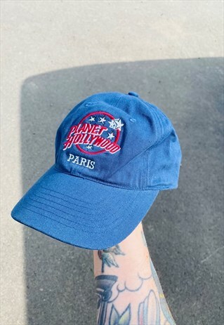 Vintage Planet Hollywood Embroidered Hat Cap