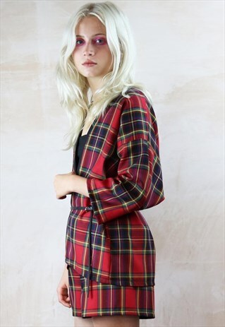 RED TARTAN CO-ORDINATES