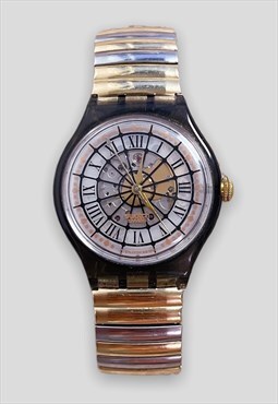 Vintage Swatch Skeleton Watch SAM101 1993 Marechal