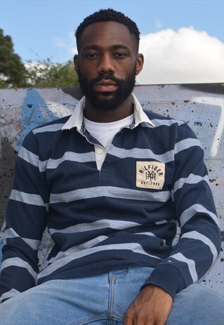 VINTAGE TOMMY HILFIGER LONG SLEEVE POLO SHIRT