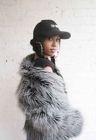 DAZZLING SOFT FAUX FUR COAT/JACKET