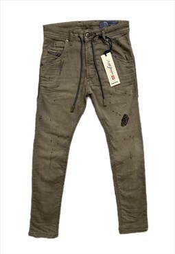 New DIESEL KROOLEY CB-NE Brown Super slim Jeans size W26