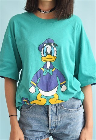 90'S RETRO OVERSIZED NOVELTY PRINT OVERSIZED T-SHIRT TOP