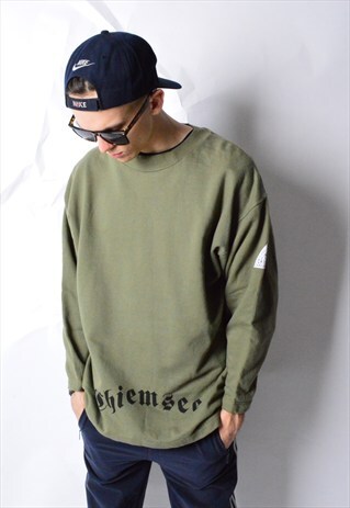 VINTAGE 90S KHAKI SWEATSHIRT JUMPER