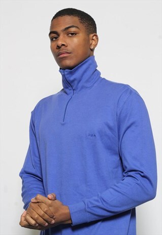 VINTAGE FILA 1/4 ZIP LONG SLEEVE TOP