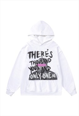 Kanye hoodie West pullover raver top hiphop slogan jumper 