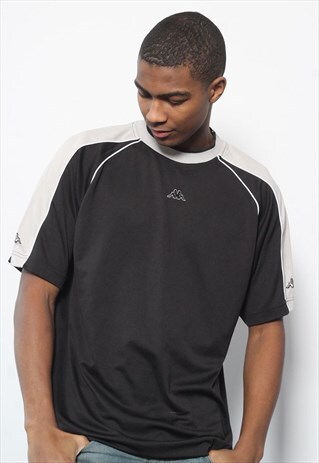 VINTAGE KAPPA SPORTS T-SHIRT BLACK