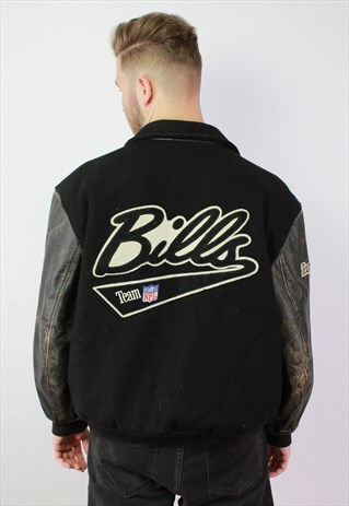 NFL BUFFALO BILLS VINTAGE VARSITY BOMBER JACKET