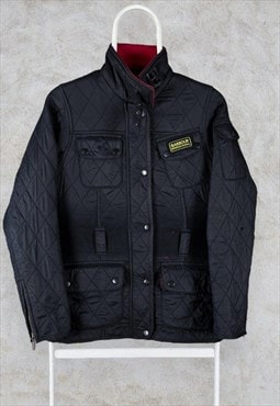Barbour International Polarquilt Jacket Black Quilted Women'
