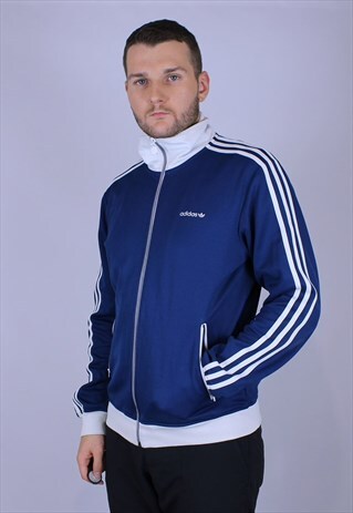 ADIDAS VINTAGE TRACKSUIT TOP RARE HOODIE