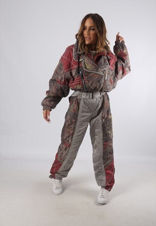 VINTAGE LUTHA SPORT FULL SKI SUIT SNOW SPORTS UK 14 (K93W)