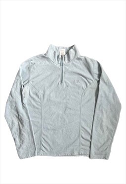 North face vintage womens baby blue 1/4 zip 