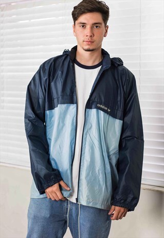 VINTAGE ADIDAS JACKET LOGO 90S X 8.7
