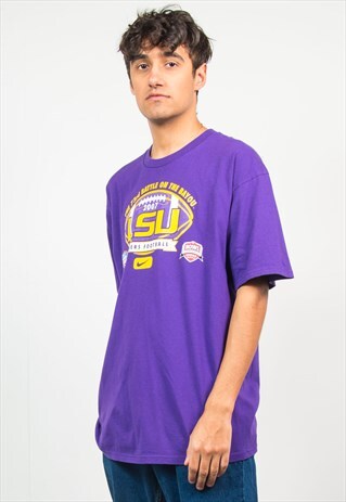 NIKE TEAM USA FOOTBALL T-SHIRT LSU COLLEGE