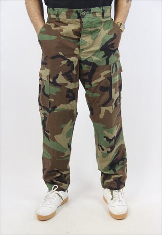 VINTAGE CAMO ARMY TROUSERS