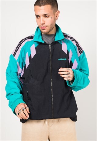VINTAGE 80S ADIDAS SHELL SPORT JACKET / S1105
