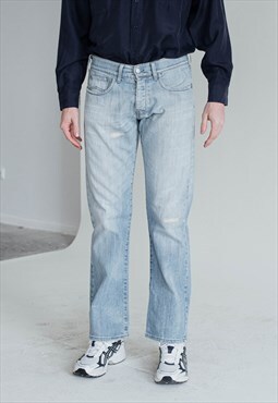 Vintage 90s Classic Washed Bootcut Denim Jeans Men W34/L33