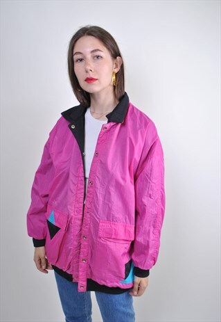 DOBLESIDED PURPLE SPORT JACKET, BRIGHT FESTIVAL JACKET