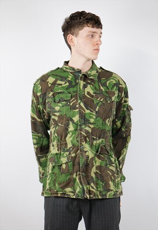 VINTAGE ARMY STYLE CAMO JACKET