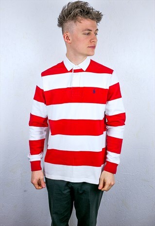 VINTAGE RALPH LAUREN RUGBY POLO SHIRT