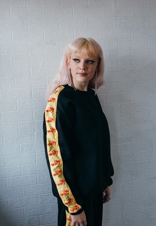 BLACK AND YELLOW 'KRAPPA' SWEATSHIRT