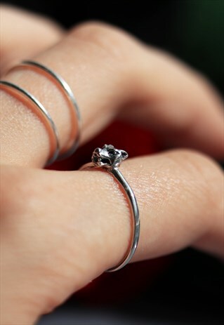 WOLF PACK LITTLE WOLF STERLING SILVER RING