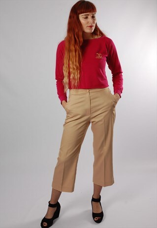 VINTAGE LIGHT BROWN CULOTTES