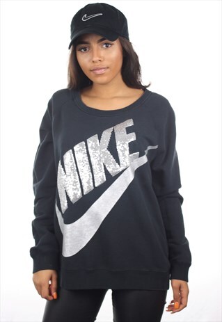 VINTAGE NIKE BIG LOGO SWEATSHIRT JUMPER