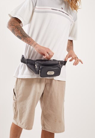 VINTAGE FAUX LEATHER FESTIVAL BUM BAG