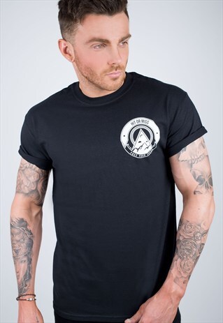 FACE YOUR FEARS BLACK T-SHIRT