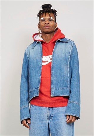 VINTAGE 90'S MID-WASH DESIGNER DENIM JACKET
