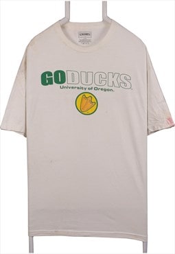 Vintage 90's Champs T Shirt GoDucks Short Sleeve Crewneck