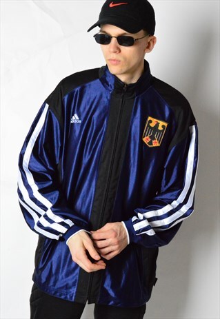 2000 NAVY BLUE ADIDAS SPORTS TRACK JACKET