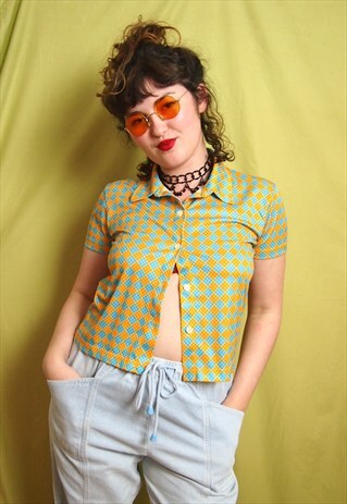 CALVIN KLIEN 90S CROP SHIRT