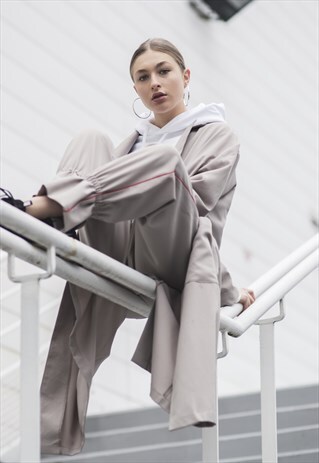 BEIGE FLOU JOGGERS