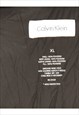 BEYOND RETRO VINTAGE BLACK CALVIN KLEIN COAT - XL