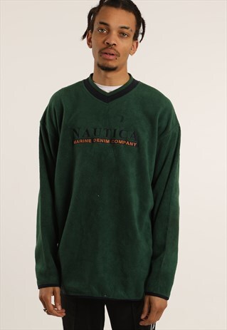 VINTAGE NAUTICA EMBROIDERED SPELLOUT SWEATSHIRT