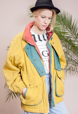EARLY 90S WARM, UNISEX OVERSIZED BOMBER JACKET