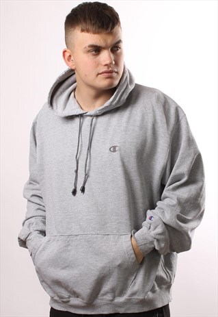 VINTAGE CHAMPION LOGO HOODIE