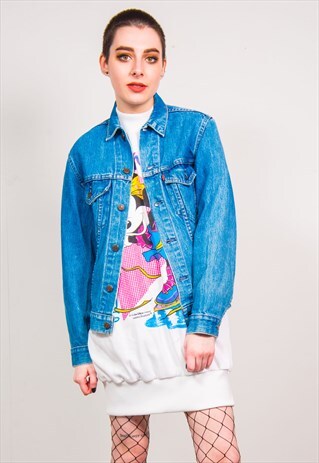 VINTAGE 90'S LEVI'S BLUE DENIM TRUCKER JACKET