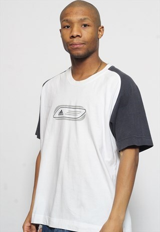 VINTAGE ADIDAS LOGO T-SHIRT WHITE