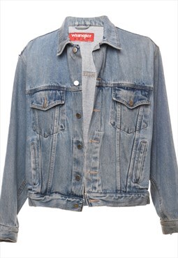 Vintage Wrangler Stone Wash Denim Jacket - L