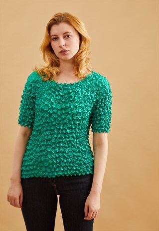 RUFFLE STRETCH TOP