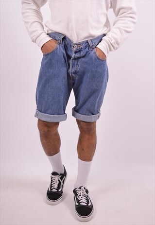 VINTAGE LEVI'S 501 DENIM SHORTS BLUE