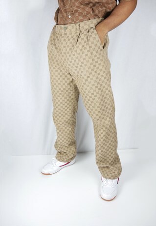 MONOGRAM CLASSIC PATTERN TROUSERS