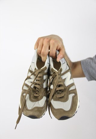 VINTAGE NEW BALANCE BROWN TRAINERS